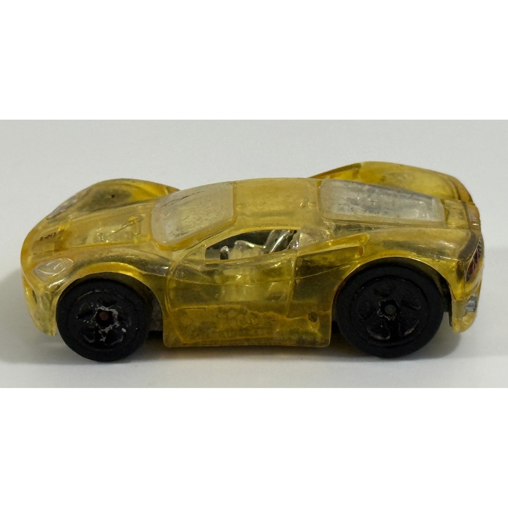 Hot Wheels Toy Car Kids 1/64 Yellow X-Raycers Ferrari 360 Modena Translucent